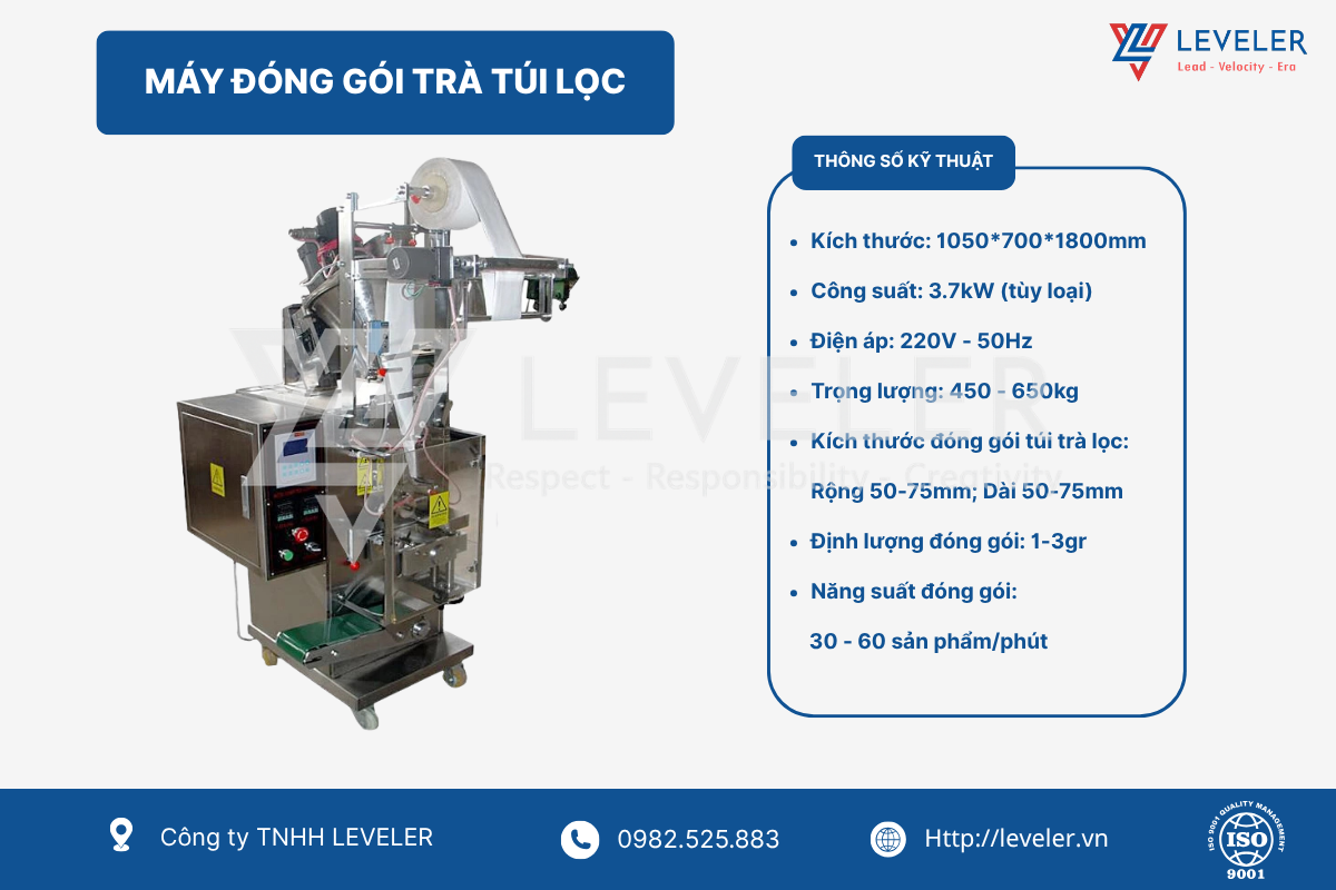 Bảng thông số kỹ thuật Leveler