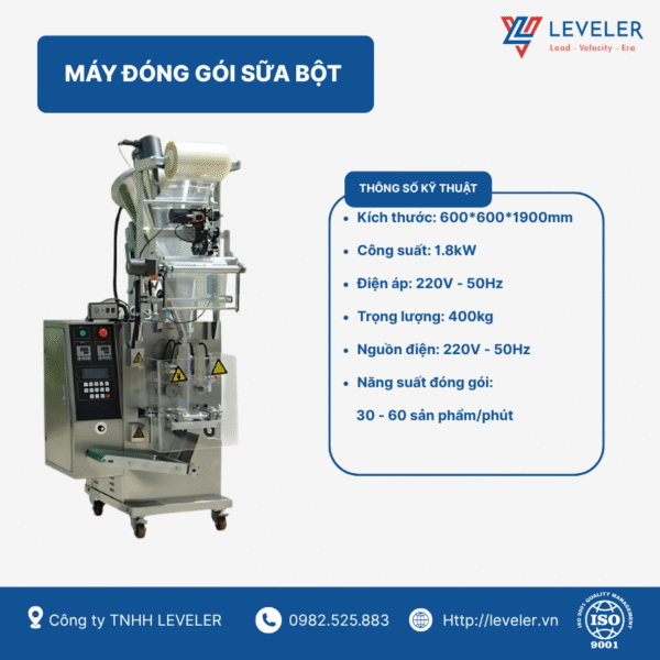 LEV 03 - Máy đóng gói sữa bột tiện lợi, đảm bảo an toàn - Ảnh 2