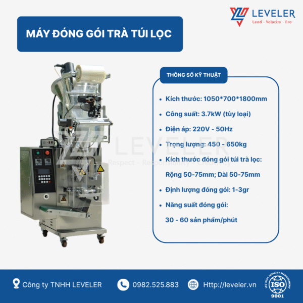 LV05 - Máy đóng gói trà túi lọc tự động, năng suất cao - Ảnh 2