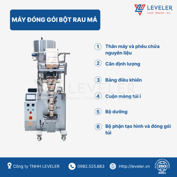 LV 06 - Máy đóng gói bột rau má hiện đại, uy tín - Ảnh 2