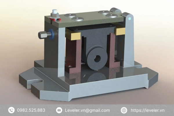 Đồ gá khoan 4 lỗ