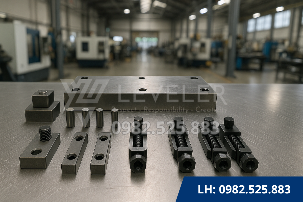 Cấu tạo thường thấy trong đồ gá máy phay của Leveler Cấu tạo thường thấy trong đồ gá máy phay của Leveler