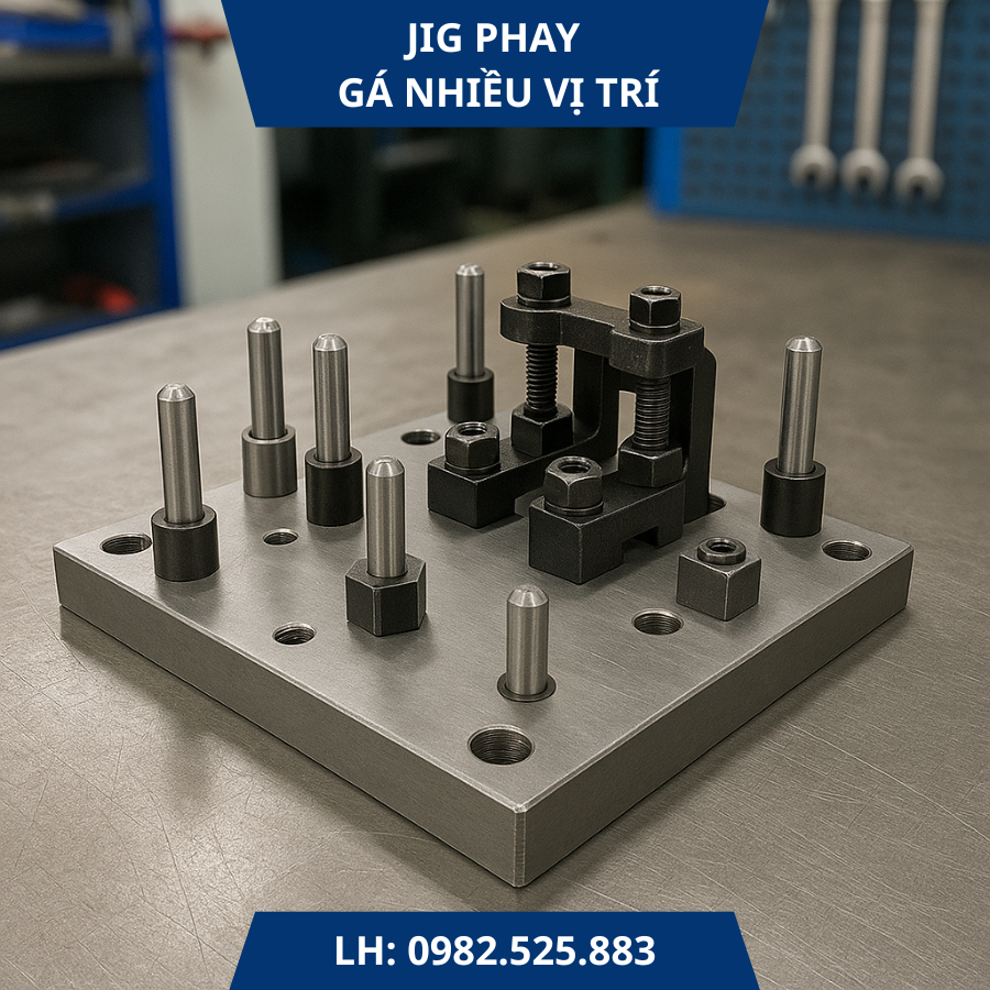 Hình ảnh Leveler chế tạo JIG phay gá nhiều vị trí Hình ảnh Leveler chế tạo JIG phay gá nhiều vị trí