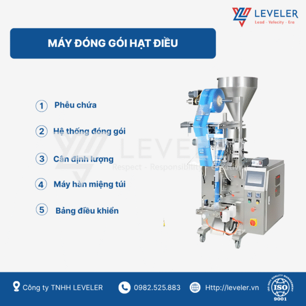 LV 12 - Máy đóng gói hạt điều Leveler uy tín, chất lượng vượt trội - Ảnh 3
