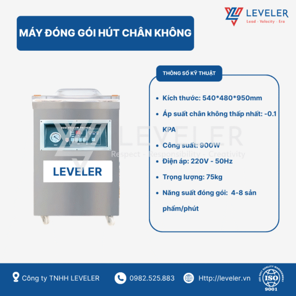 LV 09 Máy đóng gói hút chân không Leveler tăng năng suất - Ảnh 3