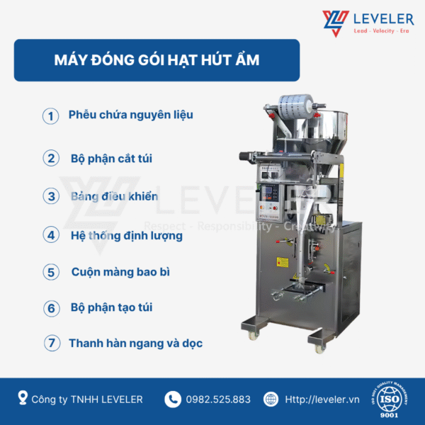 LV 10 - Máy đóng gói hạt hút ẩm Leveler tối ưu chi phí hiệu quả - Ảnh 2